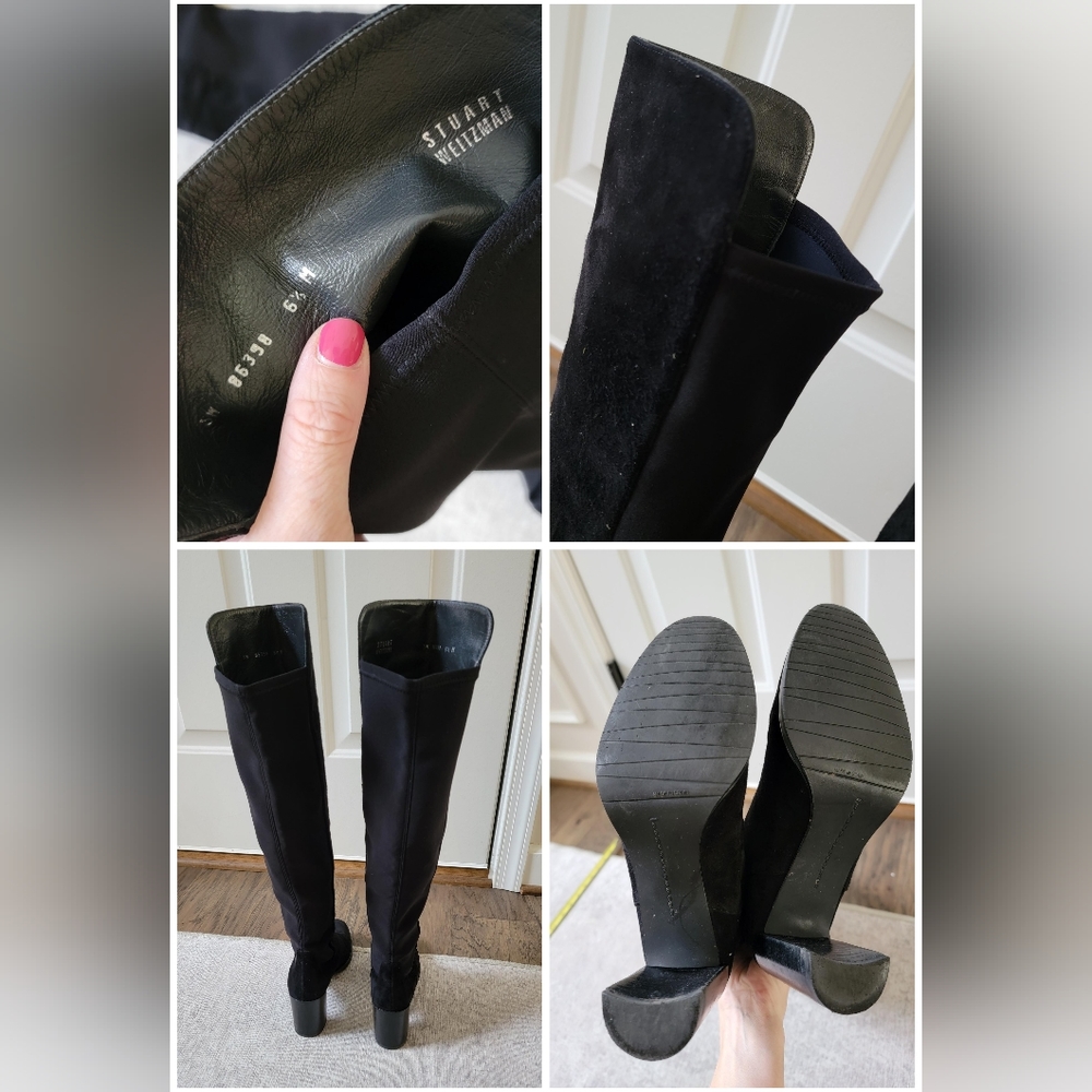 Stuart Weitzman Womens Hijack Suede Knee High Boots Size 6.5 - Picture 15 of 16